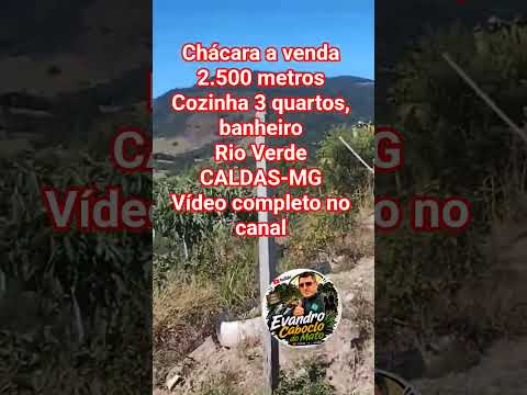 Vende-se chácara Rio Verde CALDAS-MG #ccb #terrenoavenda