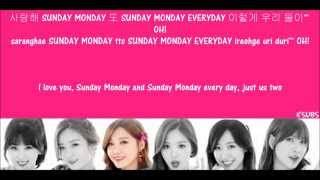Apink ; Sunday Monday [Hangul + Romanization + Translations] Picture Coded