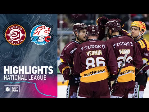Genf vs. ZSC Lions 3:0 — Highlights National League