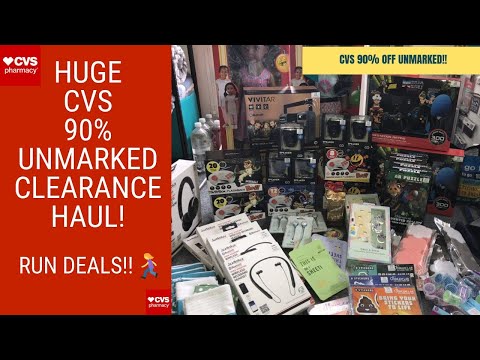 Huge CVS 90% Off Unmarked Clearance Haul~Run Deals at CVS~Stop & Watch Amazing Deals & Savings Wow😮 Video
