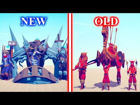 NEW VIKINGS Team vs OLD VIKINGS Team - Totally Accurate Battle Simulator TABS