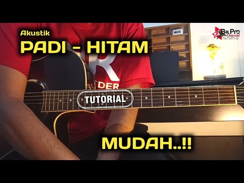 Tutorial gitar ( Padi - Hitam chord gitar ) kunci gitar mudah
