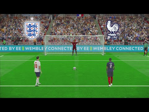 [Penalty Shootout] England vs France [Kane vs Mbappe Penalty Shoot] - PES 2021