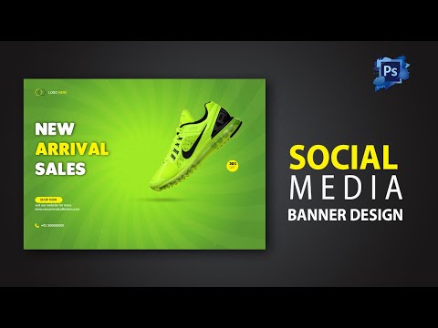 Learn academy banner or Social media ad design in adobe photoshop