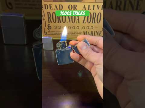 Silver Zippo Tricks #shorts #zippotricks #zippo
