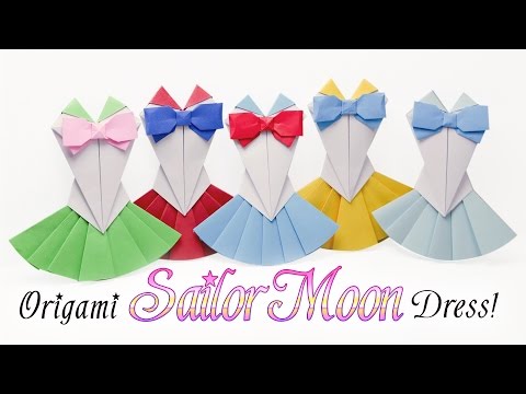 Origami Sailor Moon Dress Tutorial  DIY 
