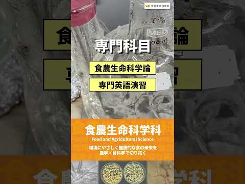 食農生命科学科：授業科目（専門）全部あげていく