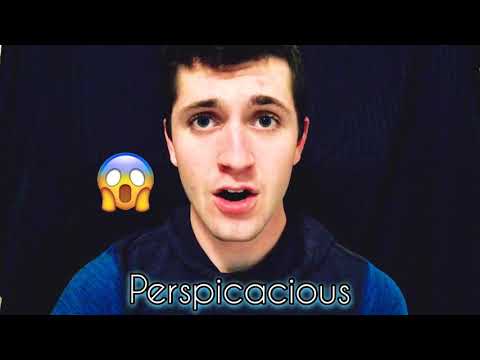 Interesting Words to Learn - Perspicacious
