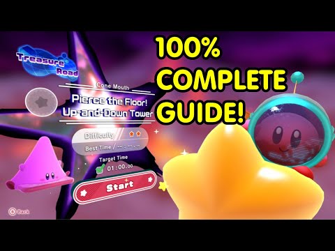 Kirby And The Forgotten Land | Redgar Forbidden Lands Cone Mouth Treasure Guide! | No Commentary!