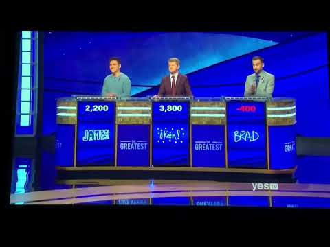 Jeopardy, Greatest of All Time Day 4, Game 1 - BETTING IT ALL on the 1st Daily Double (1/14/20)