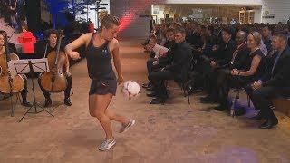Female Freesyle Football show