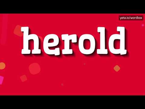 HEROLD - HOW TO PRONOUNCE IT!?