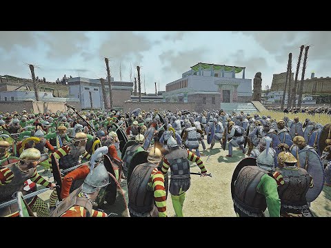 Turned This into a Field Battle! 4v4 Siege on Total War Rome 2!