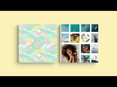 Inspiration pour la couverture de votre livre photo - 'Mes vacances d'été'