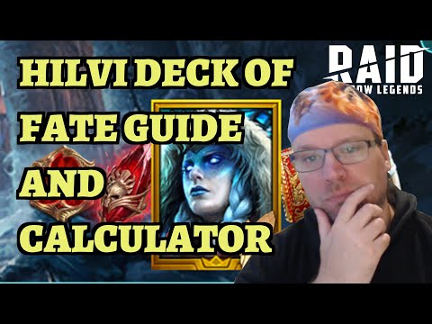 Yuletide Hilvi Deck of Fate Guide and Calculator - RAID: Shadow Legends
