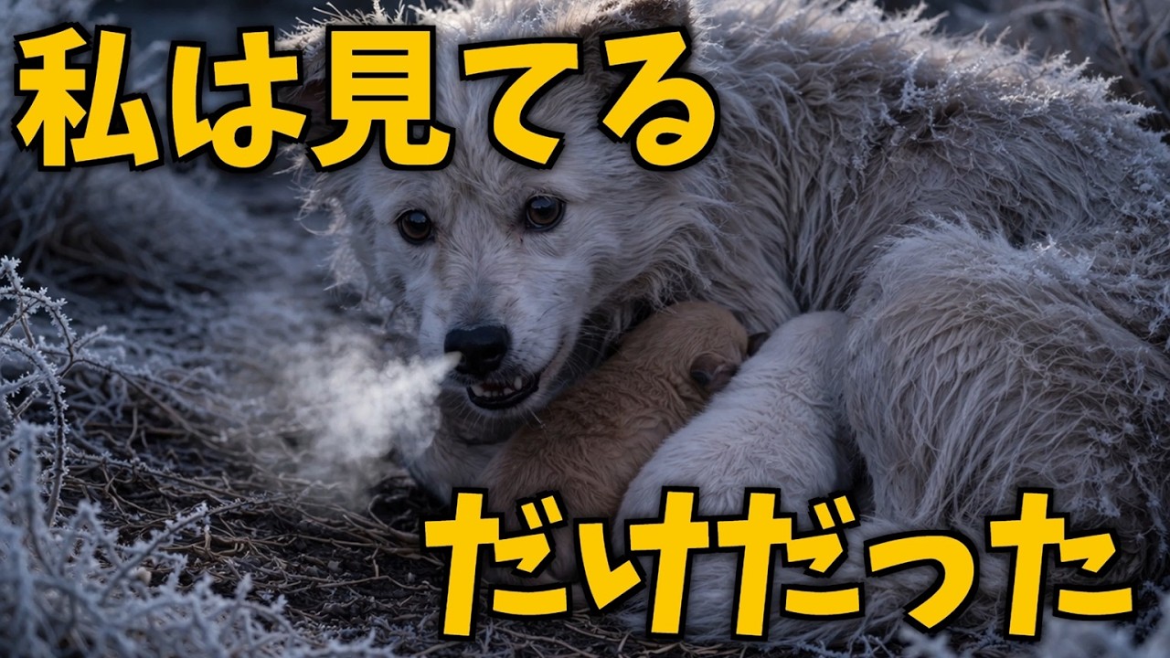 雪が降ると分かっていたのに、私は震える母犬を“見ているだけ”でした