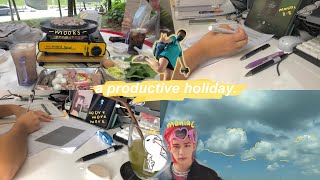 🫡a productive march holiday study vlog 💥