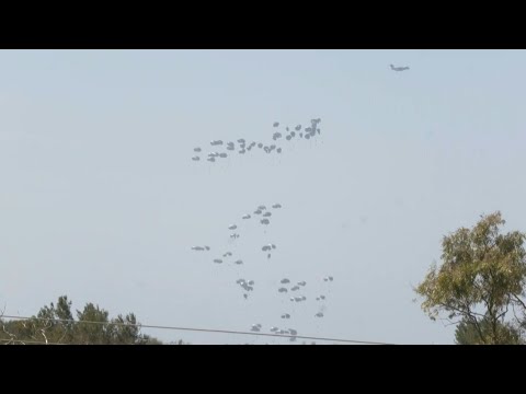 Planes drop aid over northern Gaza | AFP