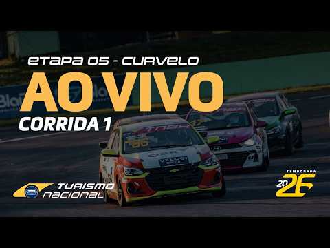 TURISMO NACIONAL 2026 | AO VIVO | 5ª ETAPA - CORRIDA 1 | CURVELO, MG
