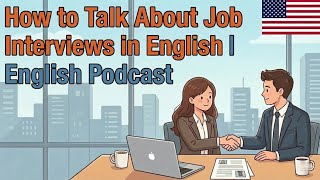 How to Talk About Job Interviews in English | English Conversation Practice | English Podcast