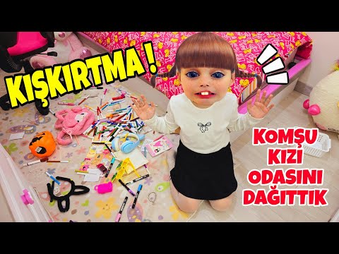 ELİF KIŞKIRTMA YAPALIM!! PELİNSU ODASINI DAĞITTIK !! بابا جاب لي بالون - جنى مقداد | طيور بيبي