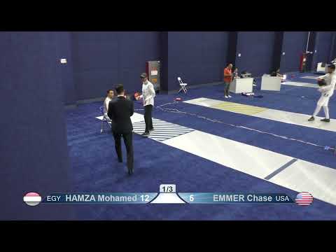 2023 145 T64 05 M F Individual Shanghai CHN GP 5 HAMZA EGY vs EMMER USA