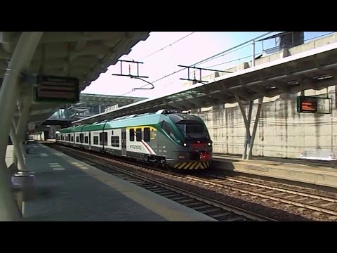 ETR425 Trenord in corsa prova da Novara Nord a Novate Milanese