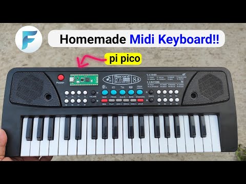 Toy Piano hacked into a DIY Midi Keyboard!!
