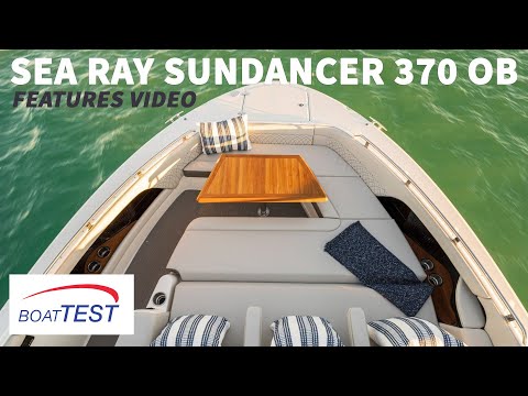Sea Ray 370 Sundancer Outboard video