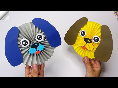 Origami DOG easy DIY paper crafts