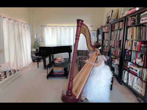 A. Hasselmans - Petit valse. Charlotte Ngo - 9-year-old harpist (14.07.22).