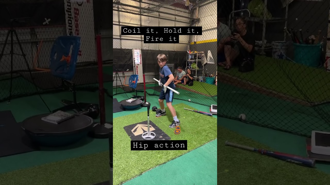 It’s all in the HIPS💯 - How To Use Hips in The Baseball Swing