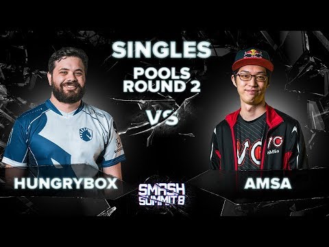 Hungrybox vs aMSa - Melee Singles: Pools Round 2 - Smash Summit 8 | Puff vs Yoshi