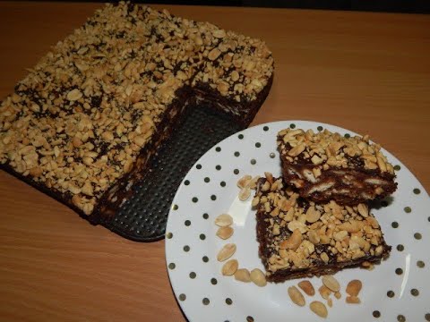 Posne domaće snickers kocke - gotove za 10 min