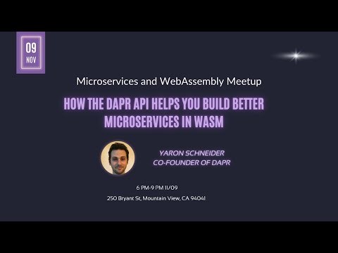 Better WebAssembly Microservices with Dapr