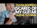 Scared Of My Guitar By Olivia Rodrigo Guitar Tutorial Guitar Lessons With Stuart