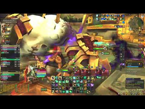 World of Warcraft mythic 21 season 3 dragonfligth Atal'Dazar mistweaver monk healer Tyrannical