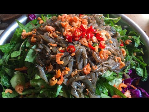 How to make Fresh Shrimp ញាំកំពឹស Shrimp Recipe with I Love Cooking