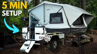 This Camper Turns Setup Time Into Camp Time!