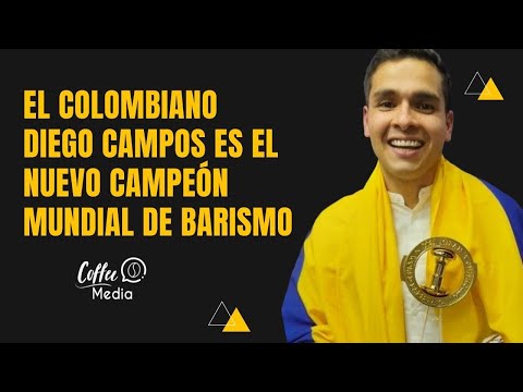Premiación - Diego Campos Campeón World Barista Championship 2021