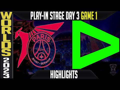 PSG vs LLL Highlights Game 1 | Worlds 2023 Play-In Stage Day 3 | PSG Talon vs Loud G1
