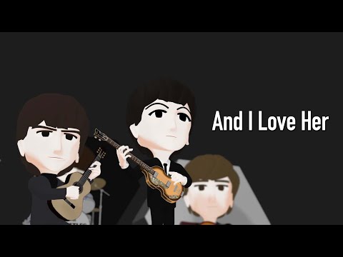 And I Love Her - The Beatles karaoke cover