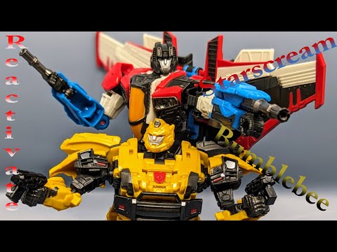 Chuck's Reviews Transformers Reactivate Bumblebee and Starscream