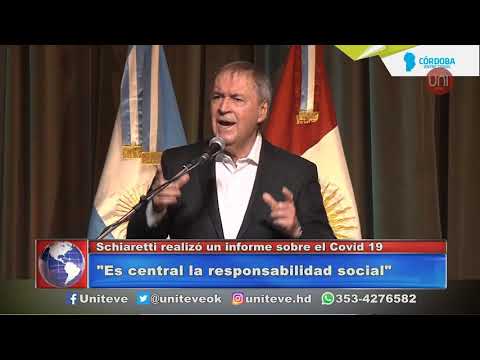 Schiaretti y el control del coronavirus