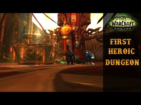 WoW: My first Heroic Dungeon! Halls of Valor - Survival Hunter 110, Legion