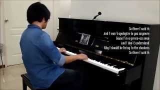 Adam Lambert "There I Said It" Piano Cover By GlambertPianist