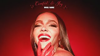 Tinashe - Comfort &amp; Joy (2020), vocal range (C3-E5)