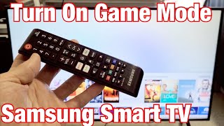 Samsung Smart TV: How to Turn On Game Mode