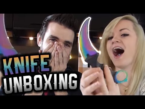 CSGO KNIFE UNBOXING IRL - Unboxing #7 - himmelsschmiede real case opening FR