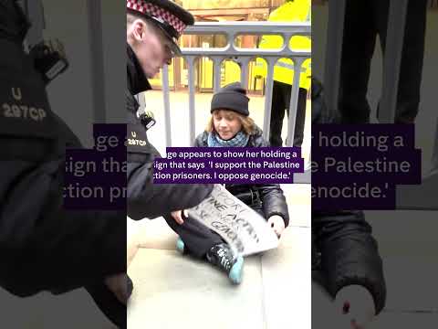 Greta Thunberg arrested at London protest supporting Palestine Action members